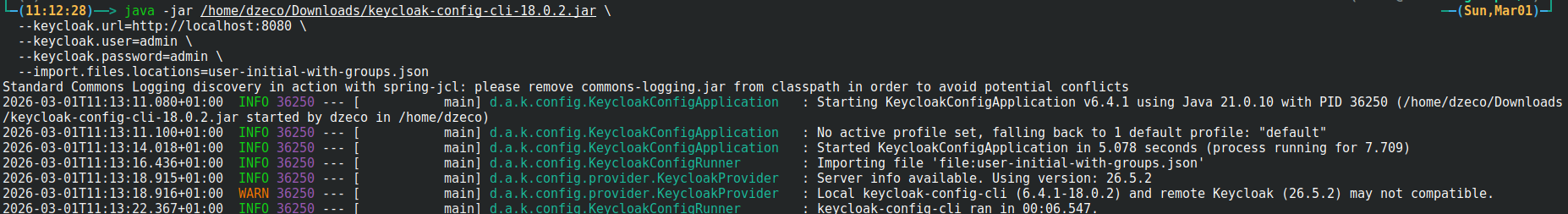 User with both groups assigned initially