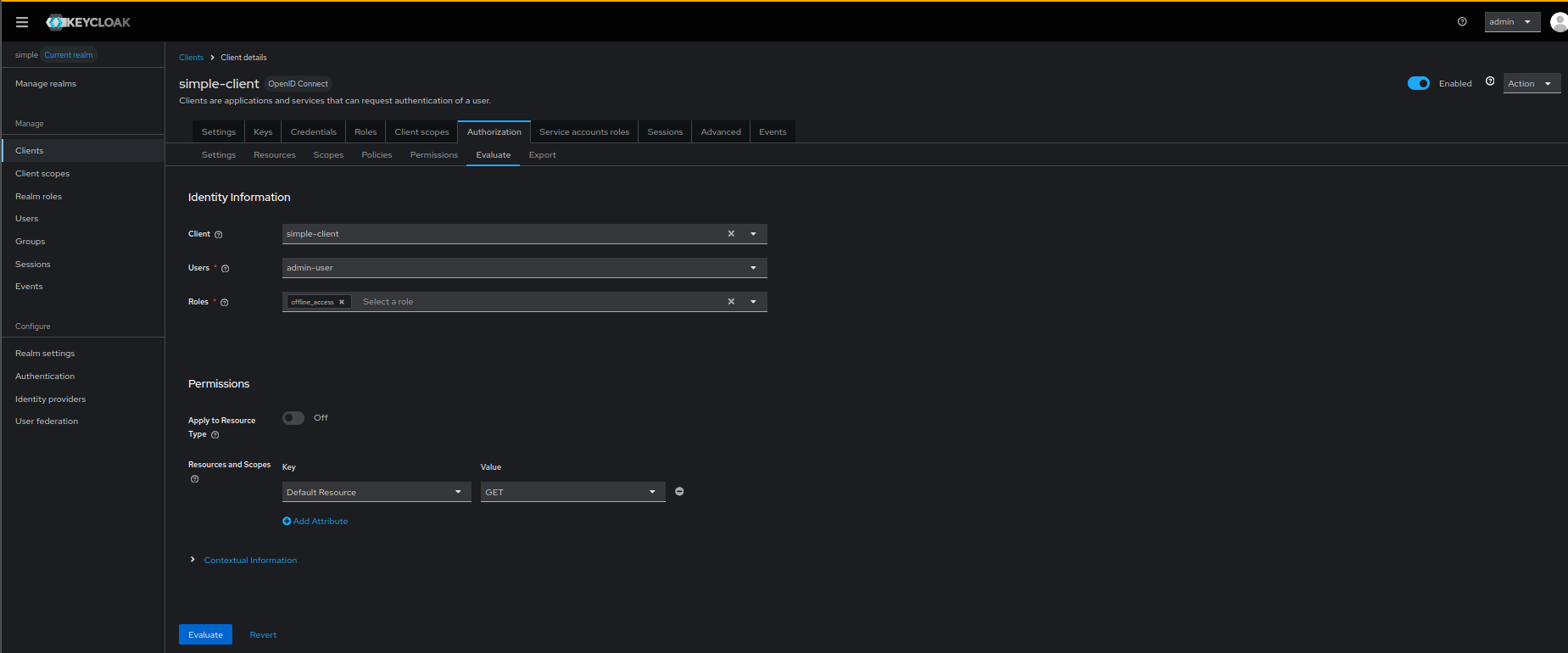 Evaluating Permissions