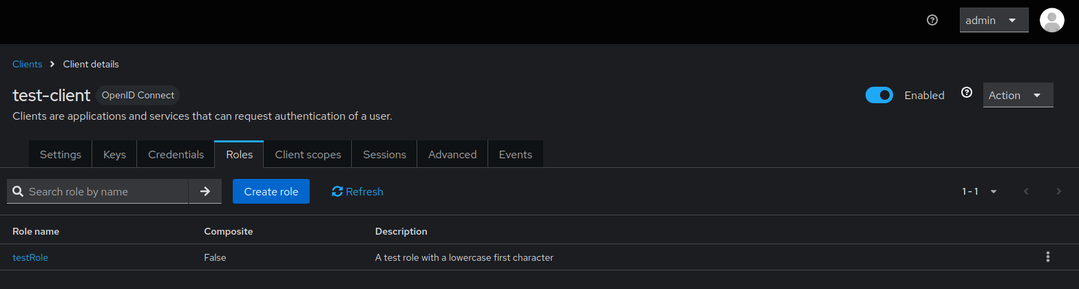 Second import with lowercase role