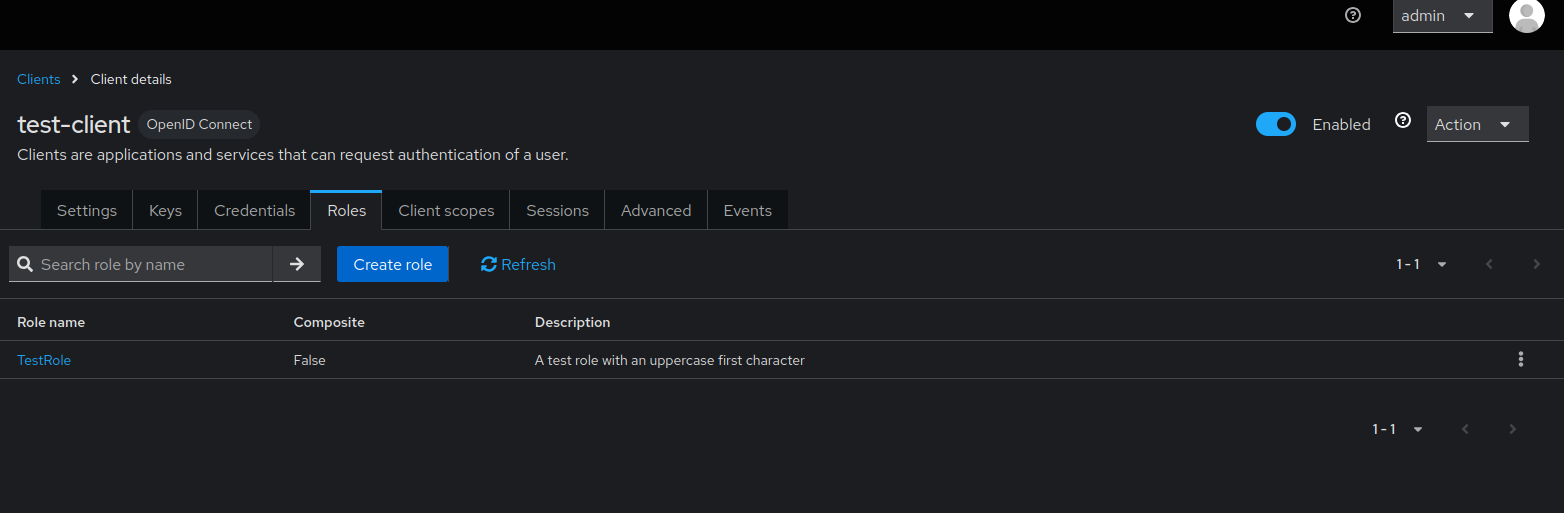 First import with uppercase role