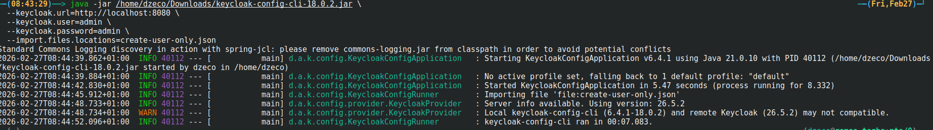 User created without groups