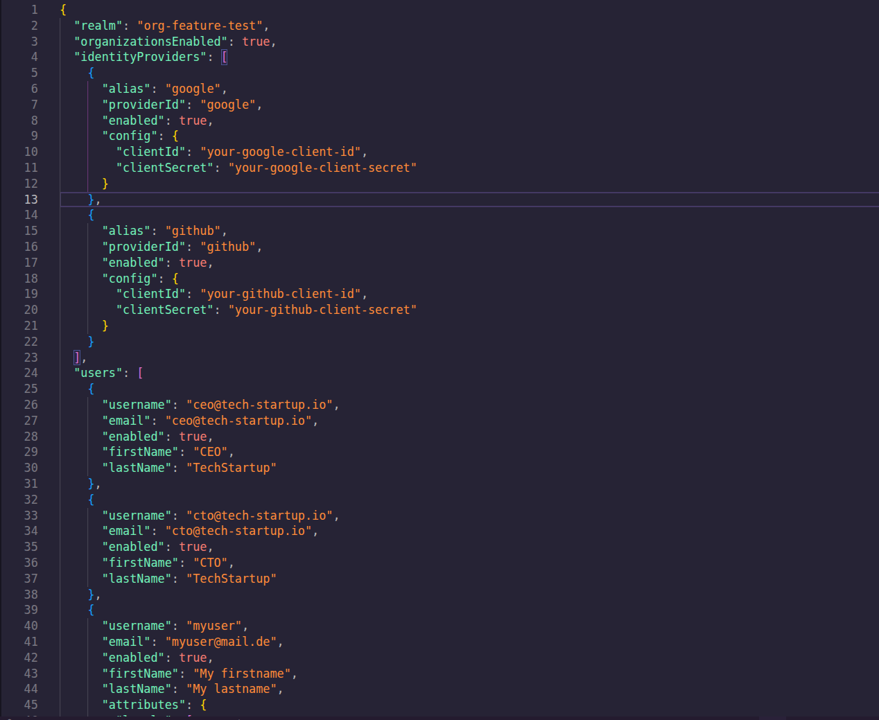 Configuration file preparation