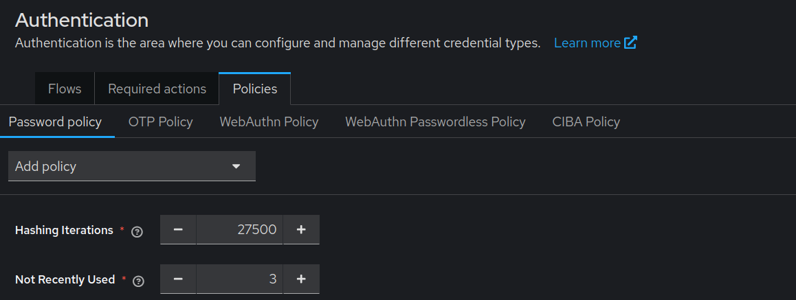 User created successfully with initial password