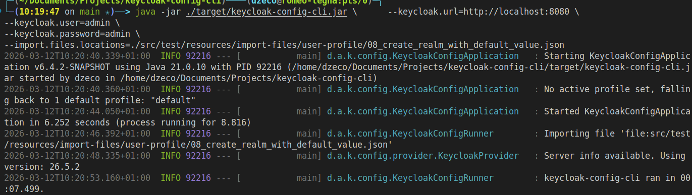 User profile with default value for newsletter attribute